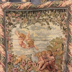 Gazebo Cherubs Angel Tapestry. Like new. $50